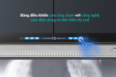 Hút mùi âm tủ GrandX GX H70F75B - Smart Auto Door - BLDC Inverter