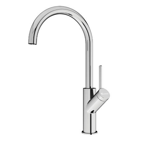 Vòi rửa bát Konox Modo Chrome - Vòm cao sang trọng