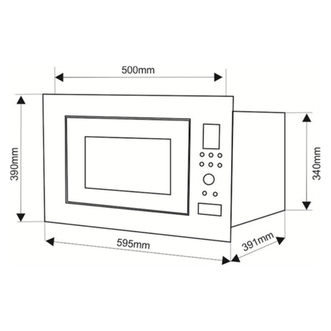 Lò vi sóng kết hợp nướng âm tủ FS MOV 01