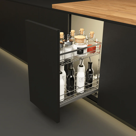 Bộ rổ gia vị Hafele Sonata 549.20.032 - Inox 304 - 200mm