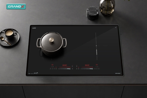 Bếp từ GrandX GX IH368Titan - Kính chống xước chống bám