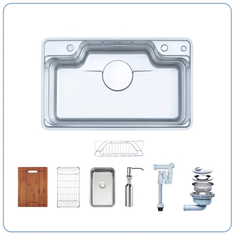 Chậu rửa bát 1 hố Nobinox Liken NL792D