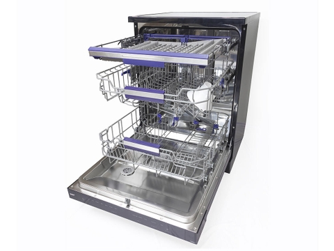 Máy Rửa Chén KAFF KF-BHMI815Y | 17 Bộ | Sấy PTC và Hé cửa