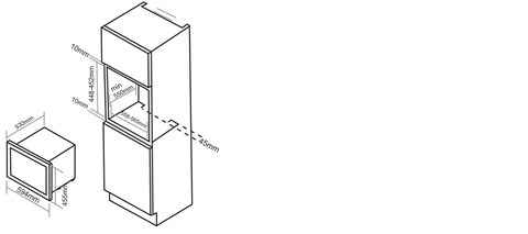 Lò nướng kết hợp hấp âm tủ FSG 35 SMART