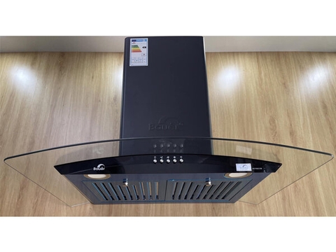 Máy Hút Mùi Bauer BC 70EC3B - Kính cong đen mẫu mới 2026