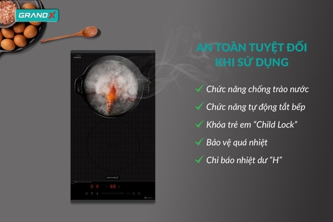 Bếp từ Domino GrandX GX ID505 Malaysia - Inverter Smart