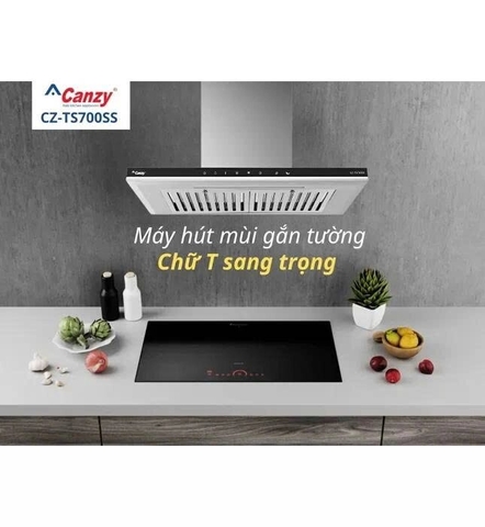 Máy hút mùi Canzy CZ TS700SS | Chữ T Inox 304