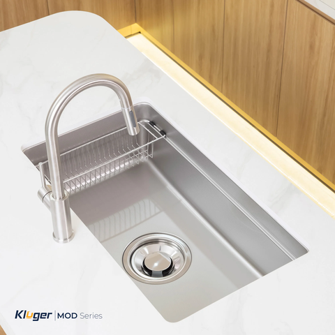 Chậu rửa bát Kluger KU7844FS Basic – POSCO 304 Linen chống xước