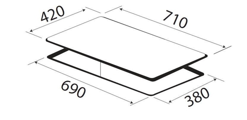 Bếp từ KAFF KF IH202II - nhập Đức nguyên chiếc