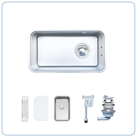 Chậu rửa bát 1 hố Nobinox Mono VA203M
