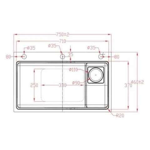 Chậu rửa bát 1 hố phủ Nano bạc FS 7546B01