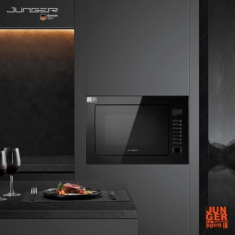 Lò Vi Sóng Kết Hợp Nướng Junger JG TK-90 - Âm Tủ 25L Cao Cấp