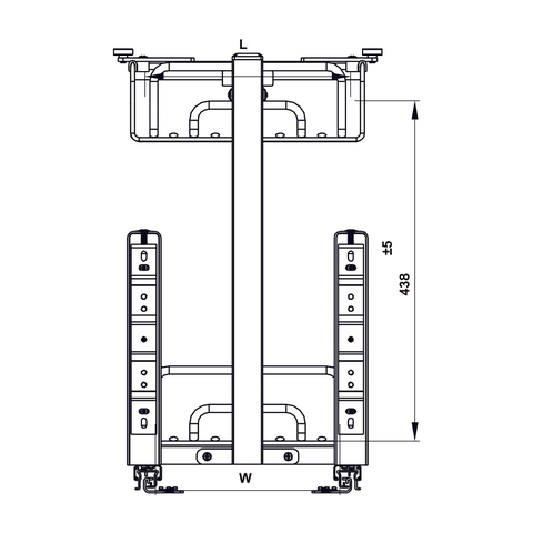 Rổ gia vị đa năng Hafele OMERO 547.10.064 | Inox 304 Nan Ovan (350mm)