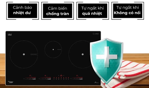 Bếp từ Canzy CZ-856HN - 3 vùng nấu Inverter