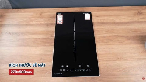Bếp Từ Domino Canzy - Inverter 30% Half Bridge - Sôi liu riu