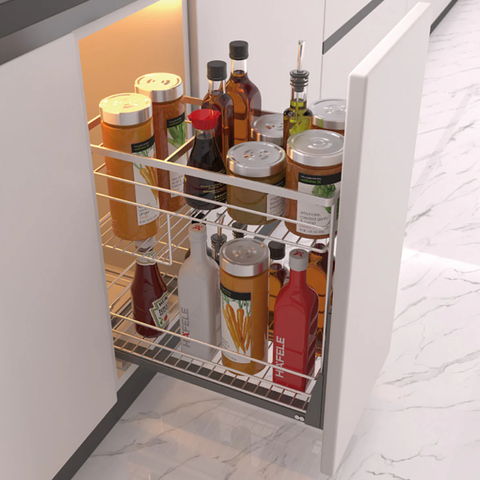 Bộ rổ gia vị Hafele Sonata 549.20.032 - Inox 304 - 200mm