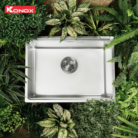 Chậu Rửa Bát Tari 6448SM Phong Cách Nhật – Inox SUS304 Bề Mặt Mịn, Lòng Sâu 230mm