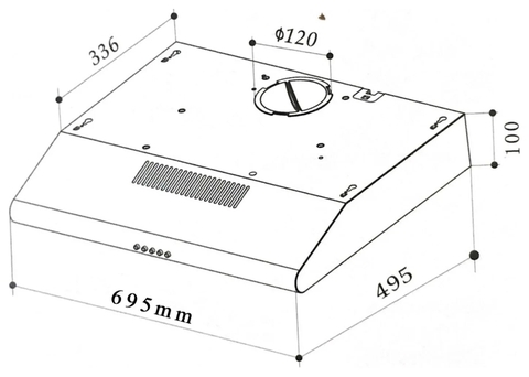 Máy Hút Mùi Arber AB700D - 70cm