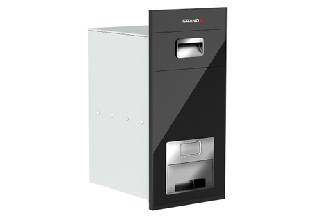 Thùng gạo GrandX XR.G302B nút nhấn 25kg mặt kính cường lực