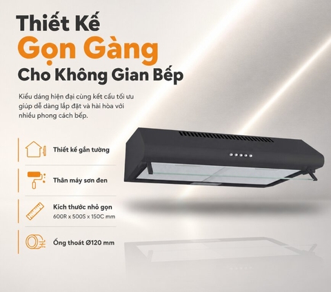 Máy Hút Mùi Binova BI-230-B-06 - Dạng cổ điển