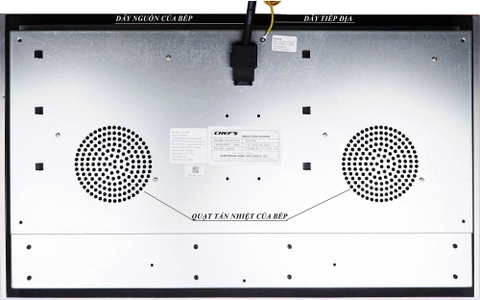 Bếp từ Chefs EH-DIH320 – Mặt kính Crystal Black