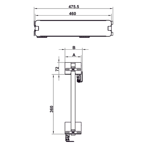 Rổ gia vị Hafele Utensio Plus H2 545.14.322 | Màu Than Chì (200mm)