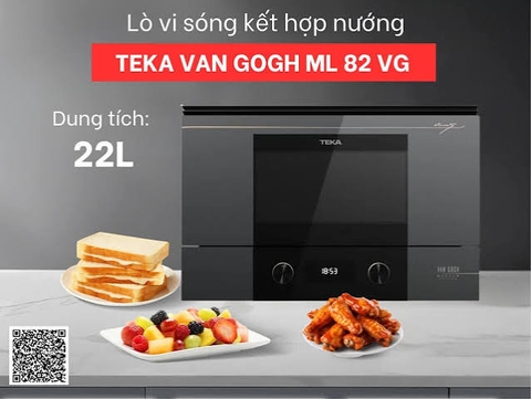 Lò Vi Sóng Kết Hợp Nướng Teka Van Gogh ML 82 VG