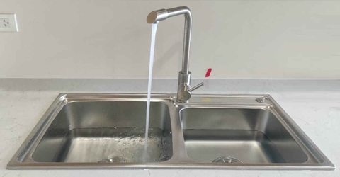 Chậu rửa bát 2 hố Inox 304 FS 8143S