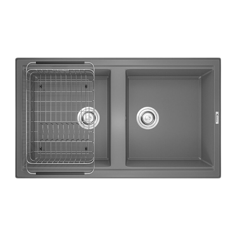 Chậu rửa bát đá Granite Konox Phoenix Smart 860 Grey