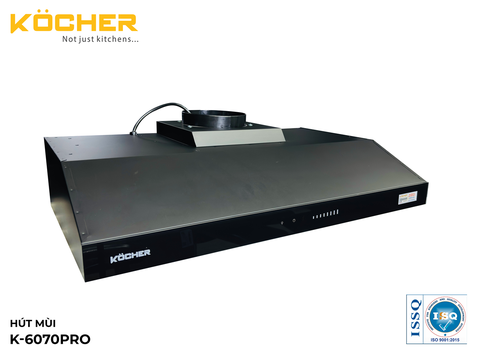 Máy hút mùi KOCHER K-6070PRO - Điều khiển cảm ứng Slide - 900m3/h