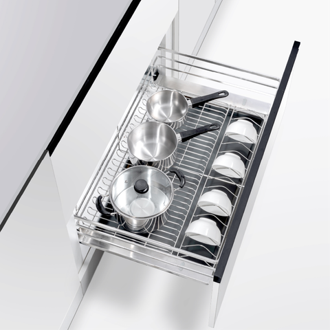 Giá Bát Đĩa Nan Dẹt GrandX XD.80S Cho Tủ Bếp Dưới