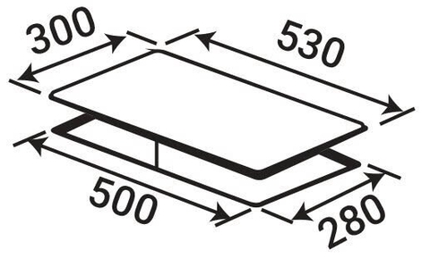 Bếp Domino Điện KAFF KF-330DC