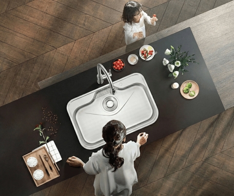 Chậu Rửa Bát Kocher TERA S7848 Inox SUS304 Cao Cấp