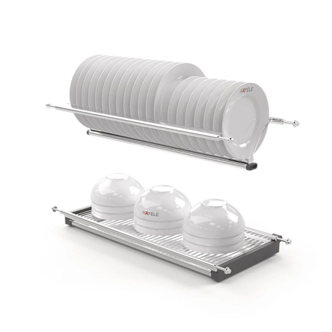 Rổ bát đĩa cố định Hafele Presto 544.40.033 - Inox 304 - 800mm