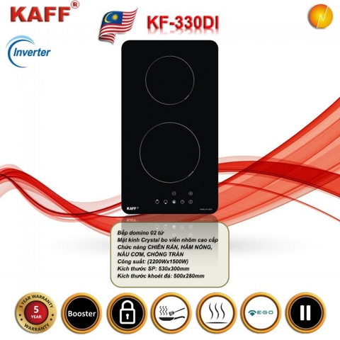 Bếp Từ Domino Kaff KF-330DI - 2 vùng dọc Malaysia