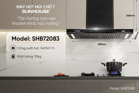 Máy Hút Mùi Chữ T SUNHOUSE SHB72083