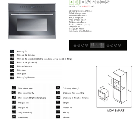 Lò vi sóng cảm ứng FS-MOV-SMART