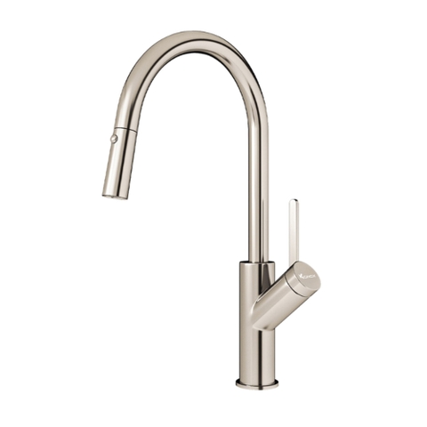 Vòi rửa bát dây rút Konox Ponte Nickel