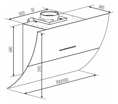 Máy hút mùi Arber AB9901 900mm