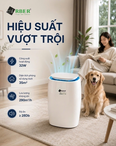 Máy Lọc Không Khí Arber ABMLKK35M