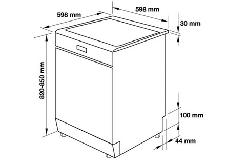 Máy rửa chén KAFF KF-T35HEMERA 15 bộ: Nhập khẩu Thổ Nhĩ Kỳ
