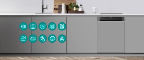 Máy rửa bát Grandx SMI8GX68 Series 8 - 16 Bộ PTC