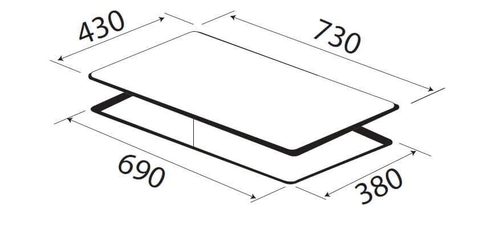 Bếp từ KAFF KF-IH201II nhập nguyên chiếc Đức