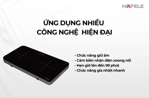 Bếp từ đôi dương Hafele HS-I5521FG - Cách tân hiện đại 536.66.850