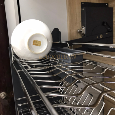 Giá bát nâng hạ Eurogold EPV9080Pro (EPO9380LX) - Inox 304 nan Oval