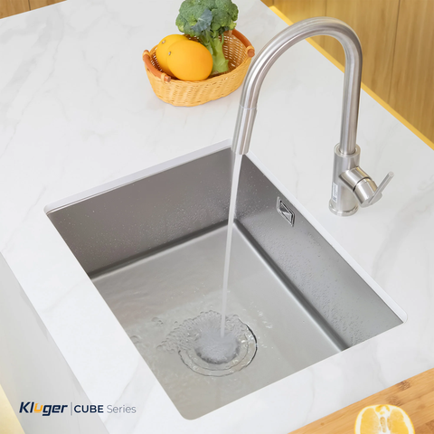 Chậu rửa bát Kluger KU6045FS Basic – Thiết kế tối giản tinh tế cho bếp nhỏ