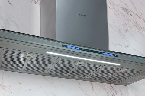 Hút mùi chữ T GrandX GX H90T78SG – Inverter BLDC, ±1150 m³/h