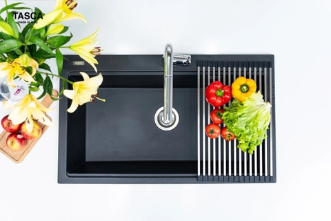 Chậu rửa bát đá 1 hố Tasca Mito NT861B nhập Ý | Chính hãng Nobinox