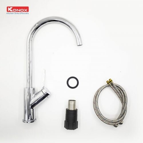 Vòi rửa bát Konox Modo Chrome - Vòm cao sang trọng