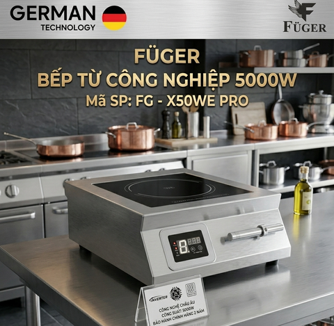 Bếp từ công nghiệp Fuger FG-X50WE PRO 5000W